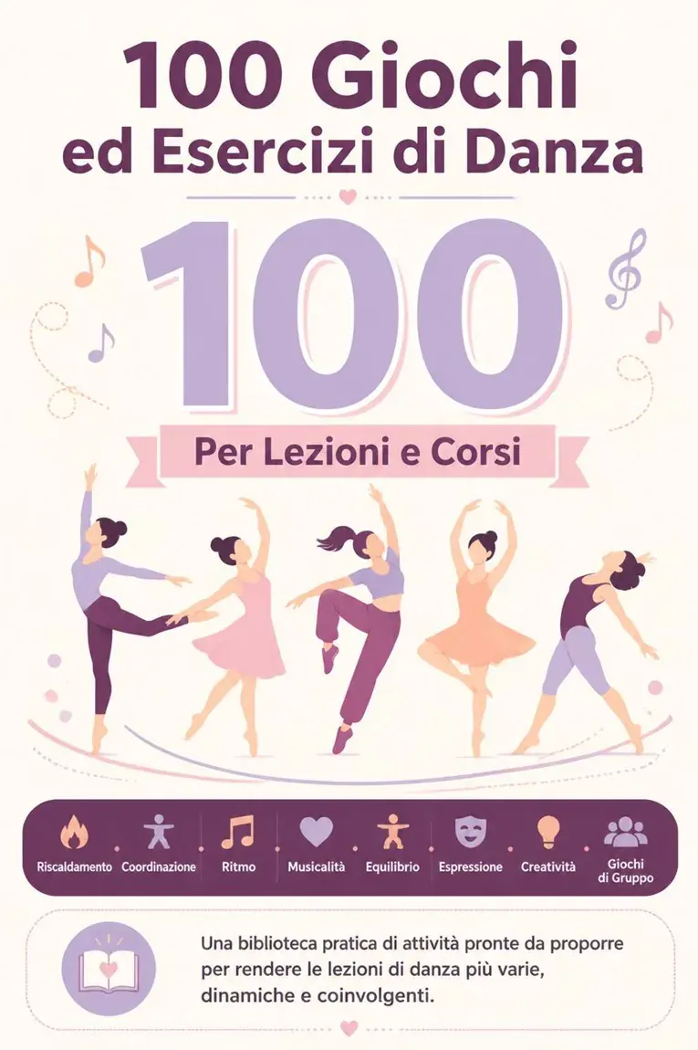 Pagina illustrata dei giochi ed esercizi di danza 1